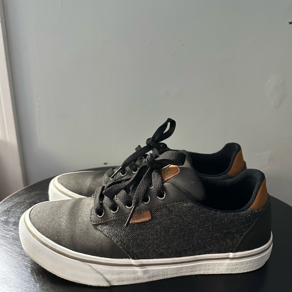 Vans Black and Brown Athletic Shoes